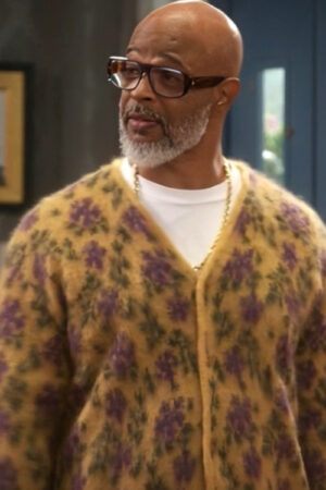 Poppas House Damon Wayans Floral Cardigan