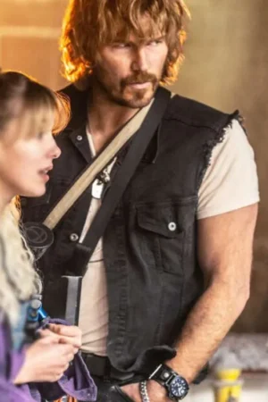 Chris Pratt The Electric State Black Vest