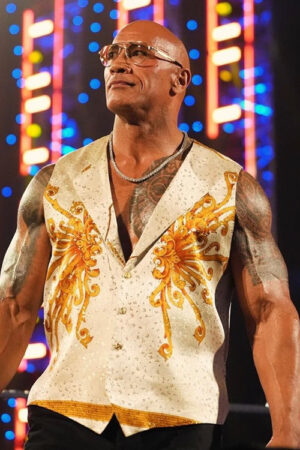 The Rock WWE Smackdown Live Concert Vest