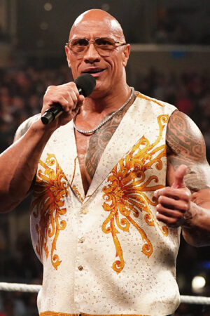 The Rock WWE Smackdown Live Concert Vest
