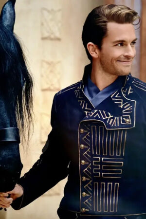 Wicked 2024 Jonathan Bailey Blue Jacket