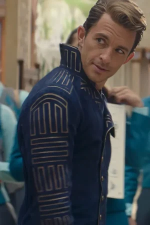 Wicked 2024 Jonathan Bailey Blue Jacket