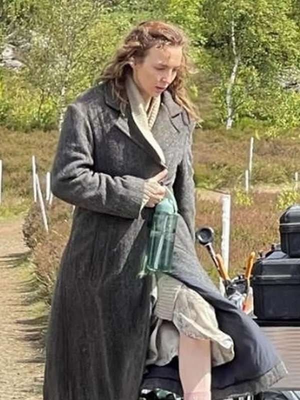 Jodie Comer Grey Coat Jodie Comer Grey Coat