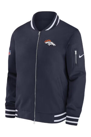 Denver Broncos Coach Full-Zip Bomber Jacket