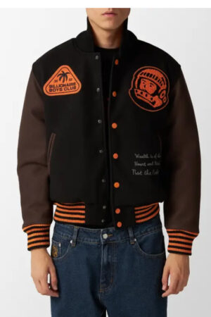 Billionaire Boys Club Tropical Brown Varsity Jacket