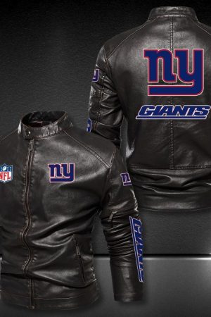 New York Giants Leather Jacket