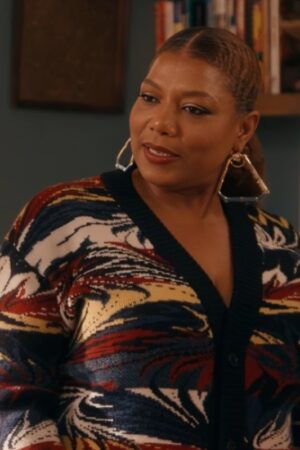 The Equalizer S5 Queen Latifah Printed Cardigan