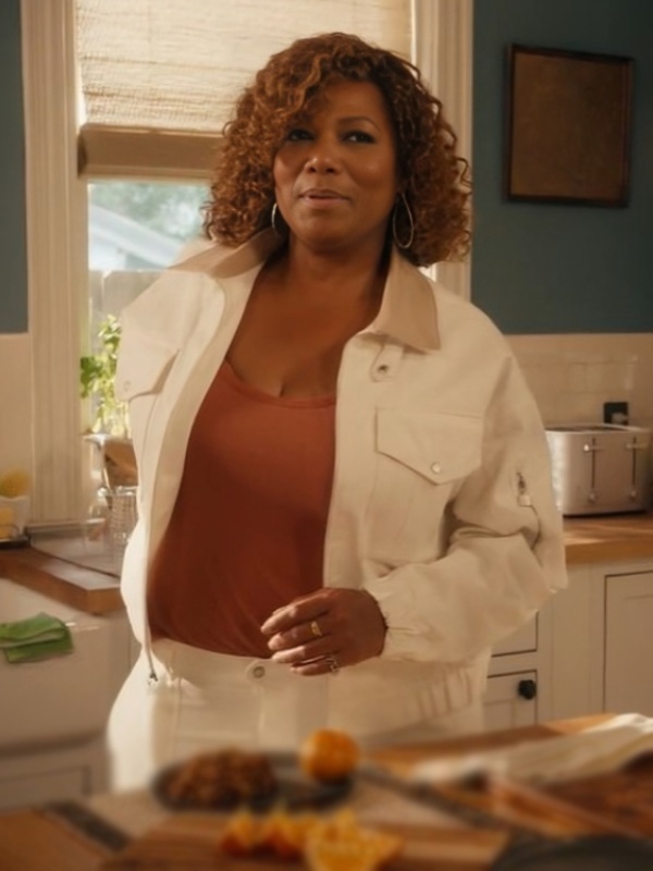 The Equalizer S5 Queen Latifah White Jacket The Equalizer S5 Queen Latifah White Jacket