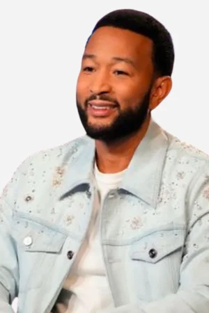 The Voice S27 John Legend Blue Embellished Denim Jacket