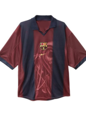 CJ x FC Barcelona Retro 2000/01 Home Skeleton Jersey