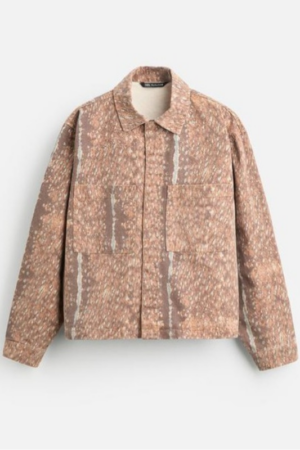 The Equalizer S5 Craig Printed Brown Overshirt