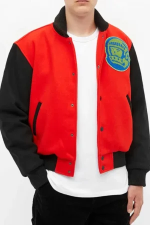 Billionaire Boys Club Mountain Letterman Logo Jacket