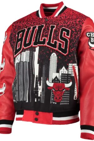 Chicago Bulls Red Championship Jacket