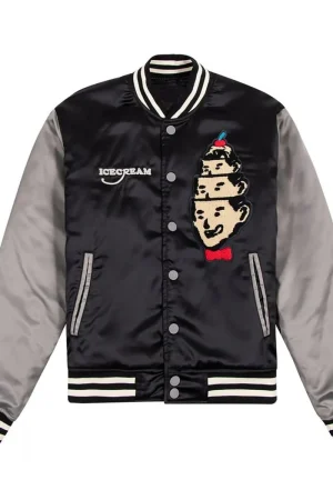 Ice Cream Hoodini Bomber Satin Jacket