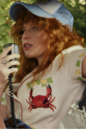 Poker Face S2 Natasha Lyonne Crab Shirt