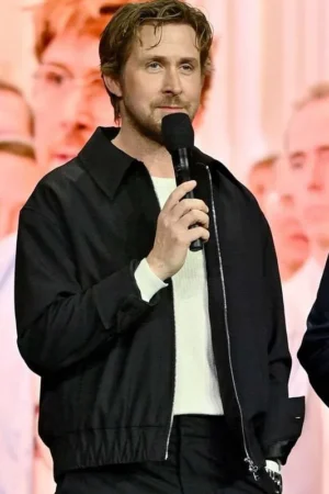 CinemaCon 2025 Ryan Gosling Black Jacket