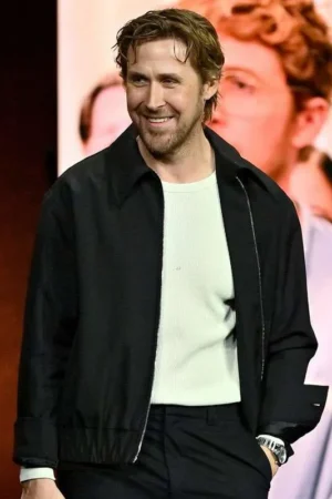 CinemaCon 2025 Ryan Gosling Black Jacket