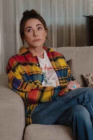 Shrinking Christa Miller Plaid Shirt