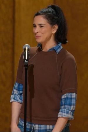 Sarah Silverman PostMortem Brown Sweater