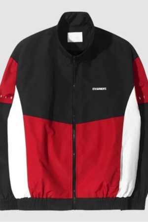 Qt8 Garments Red & Black Track Jacket