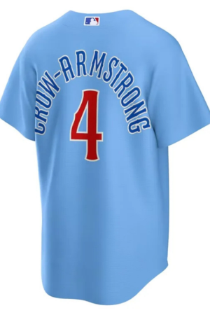 Chicago Cubs Pete Crow Armstrong Nike Light Blue Alternate Player Jersey
