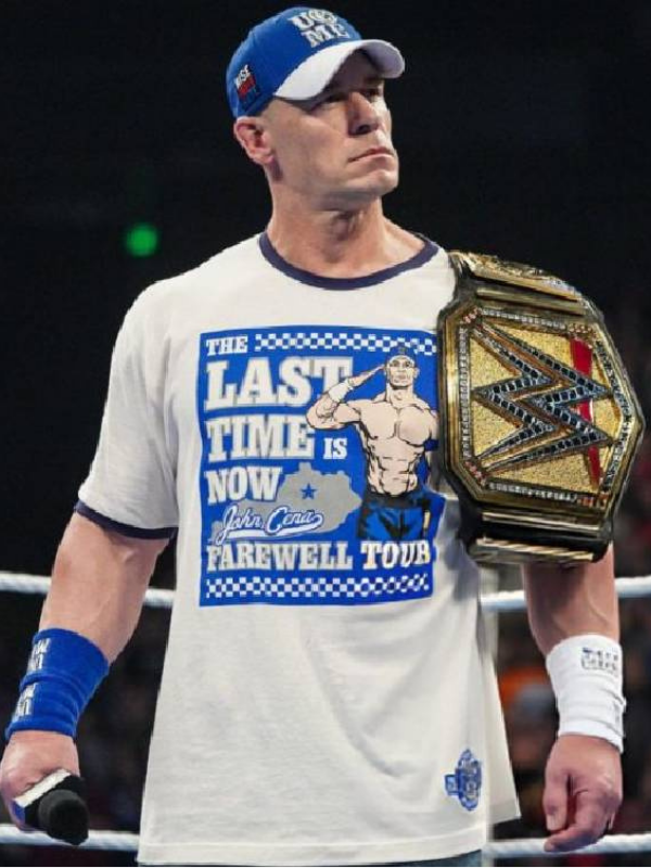John Cena Farewell Tour 2025 White T-Shirt John Cena Farewell Tour 2025 White T-Shirt
