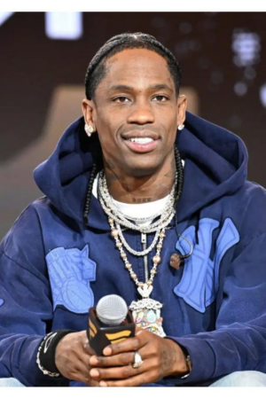 Travis Scott Fanatics Fest NYC 2025 Blue Hoodie