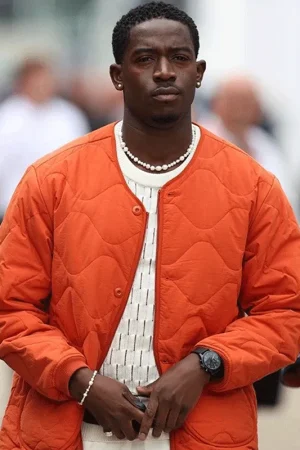 F1 The Movie Damson Idris Orange Jacket