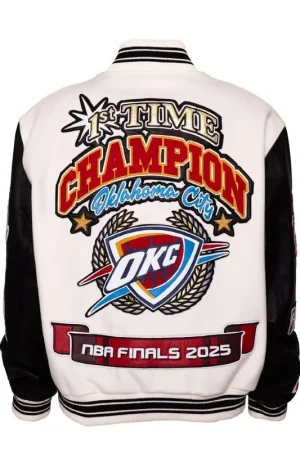 NBA First Time Champion Oklahoma City Thunder Varsity Jacket