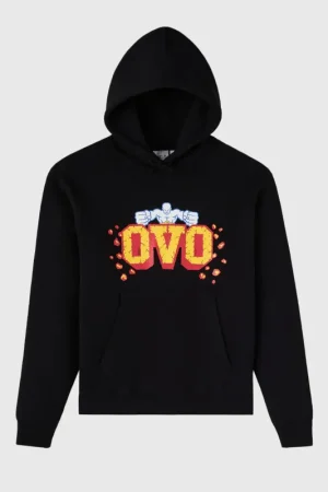 UFC Flame 2025 Georges St-Pierre Black Hoodie