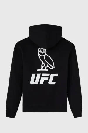 UFC Flame 2025 Georges St-Pierre Black Hoodie