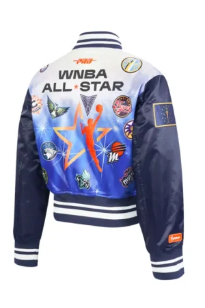 WNBA All Star 2025 Unisex Sublimated Satin Jacket