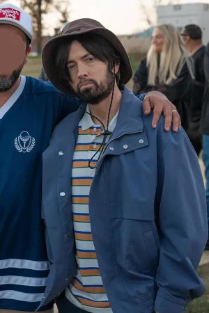 Happy Gilmore 2 Eminem Blue Cotton Jacket