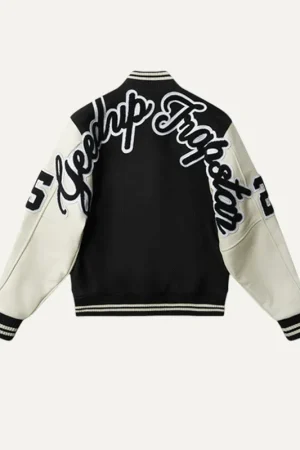 Geedup x Trapstar Letterman Black Varsity Jacket