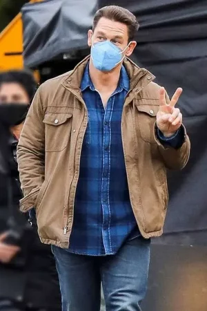 Peacemaker S02 John Cena Brown Jacket