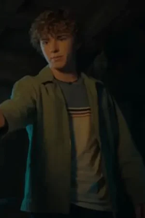 Percy Jackson and the Olympians Walker Scobell Green Jacket