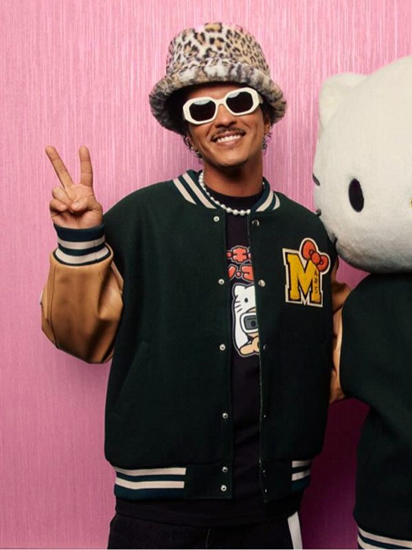 Bruno Mars Hello Kitty Varsity Jacket | Celebrity Jackets