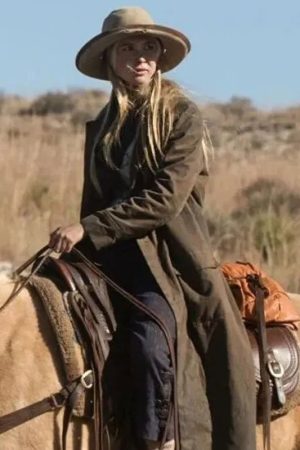 Elsa Dutton Yellowstone 1883 Wool Trench Coat