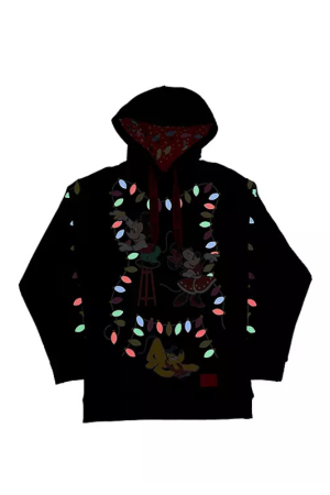 Loungefly Disney Mickey’s Light Up Decorations Christmas Sweatshirt Hoodie