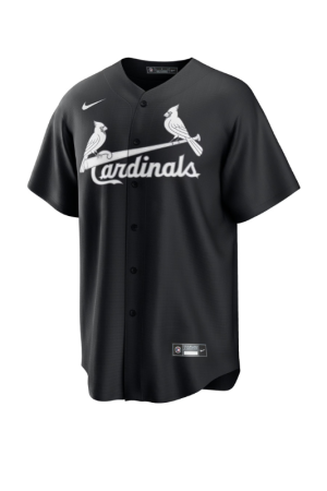 Men's St. Louis Cardinals Nike Black Replica Jersey