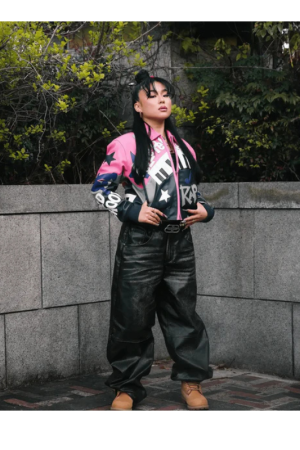 Pelle Pelle Women's 50 Years Of Hip Hop Leather Jacket