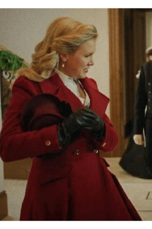 A Newport Christmas 2025 Ginna Claire Mason Red Coat