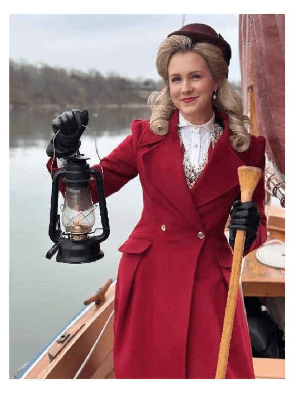 A Newport Christmas 2025 Ginna Claire Mason Red Coat A Newport Christmas 2025 Ginna Claire Mason Red Coat