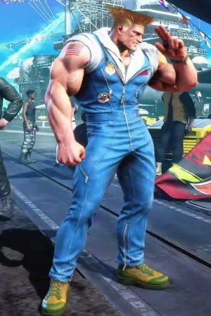 Street Fighter 6 Guile Blue Jumpsuit