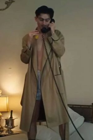 Marty Supreme 2025 Timothée Chalamet Brown Coat
