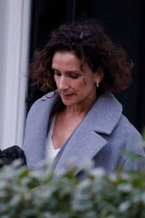 The Night Manager Indira Varma Grey Trench Coat