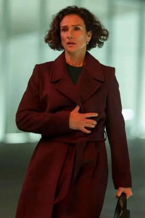 The Night Manager S02 Indira Varma Maroon Coat