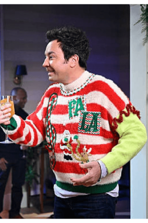 The Tonight Show Jimmy Fallon Ugly Christmas Sweater