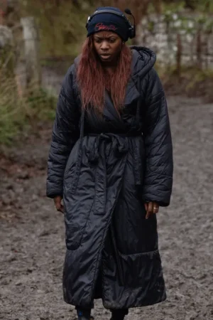 28 Years Later: The Bone Temple Nia DaCosta Hooded Puffer Coat