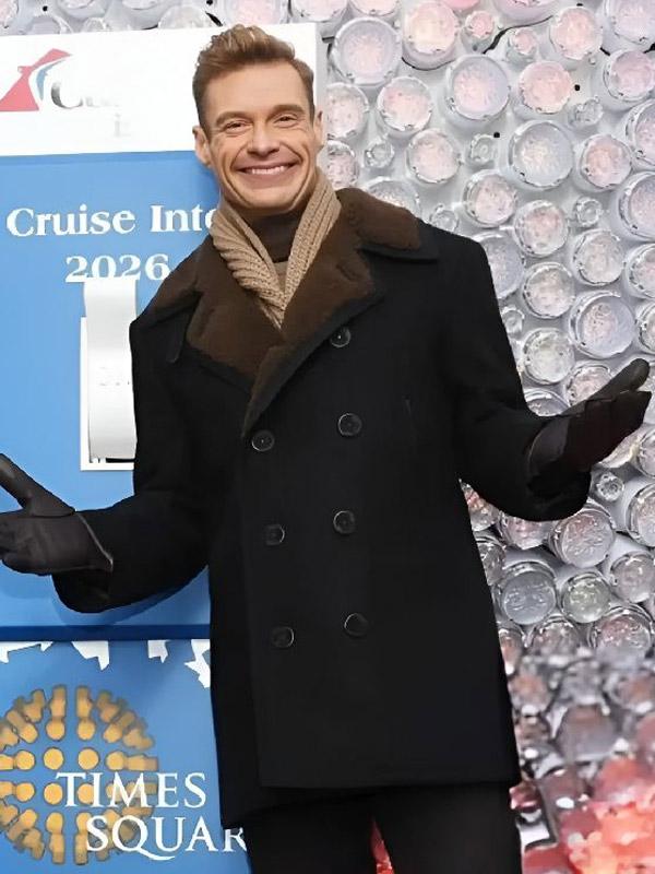 Discover the latest fashion from the 2026 Press Junket featuring Ryan Seacrest in a stylish peacoat. Elevate your wardrobe with this iconic look! Discover the latest fashion from the 2026 Press Junket featuring Ryan Seacrest in a stylish peacoat. Elevate your wardrobe with this iconic look!